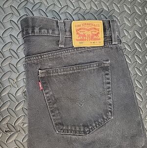 Levi's Men's Dark Gray Straight Jeans